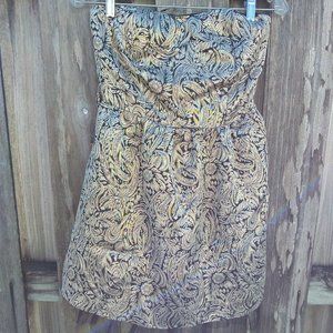 Strapless mini dress by Eunique collection NWT